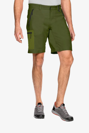 Jack Wolfskin Actıve Track Men Erkek Yeşil Şort 1503791-18226 - Jack Wolfskin
