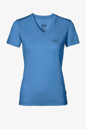 Jack Wolfskın Crosstraıl To Kadın Mavi T-Shirt 1801692-16546 - Jack Wolfskin