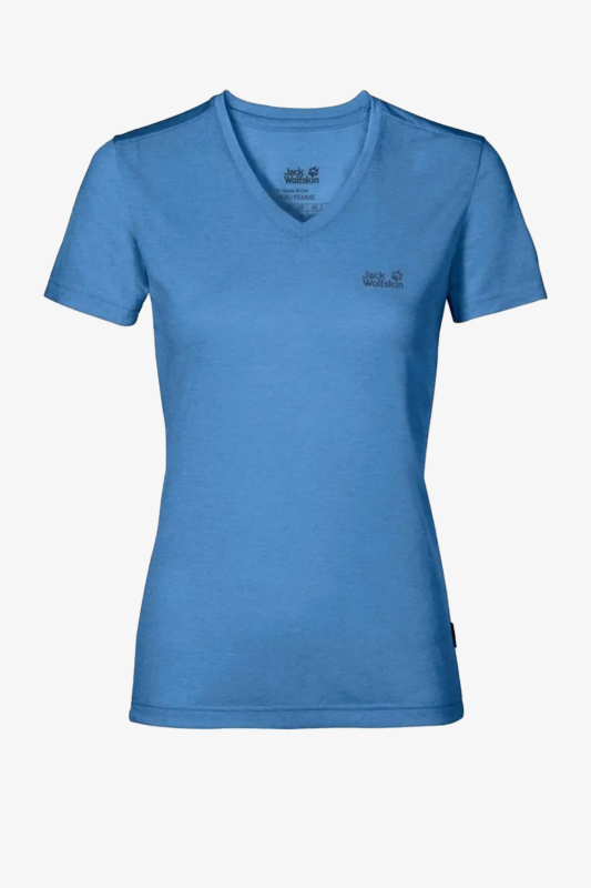 Jack Wolfskın Crosstraıl To Kadın Mavi T-Shirt 1801692-16546 - 1