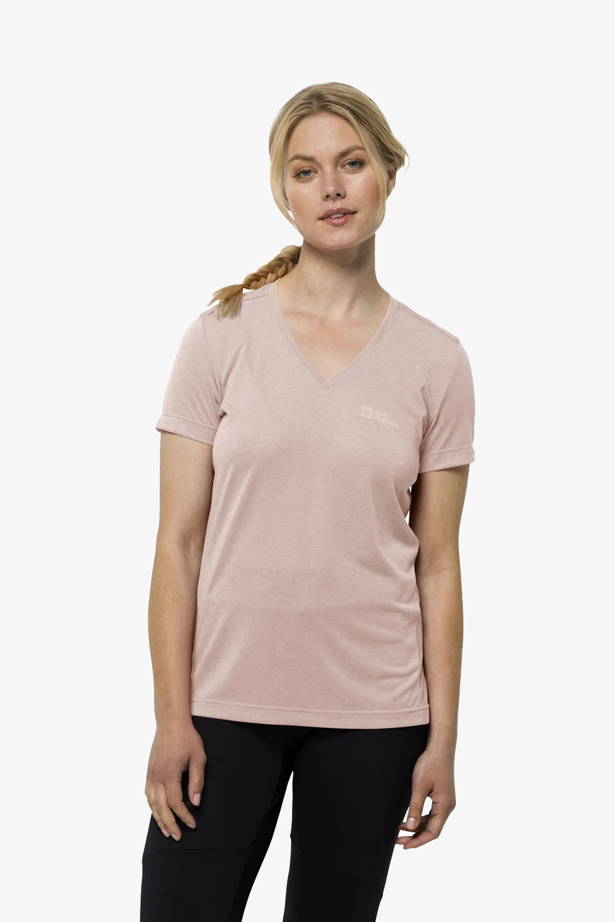 Jack Wolfskin Crotraıl T Omen Kadın Pembe T-Shirt 1801693-2203