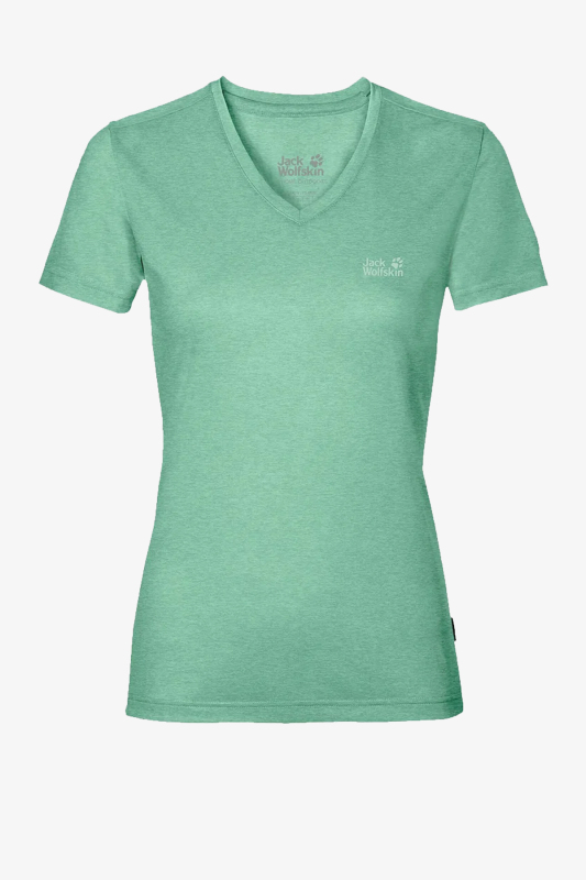 Jack Wolfskin Crotraıl T Omen Kadın Yeşil T-Shirt 1801692-4076 - 1