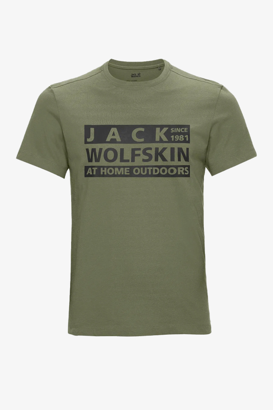 Jack Wolfskin Nd T M Erkek Yeşil T-Shirt 1807441-5107 - 1