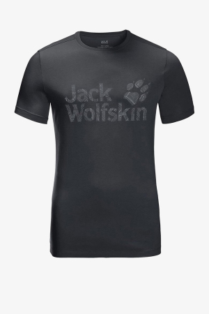 Jack Wolfskin Olf Logo T M Erkek Gri T-Shirt 5022191-6350