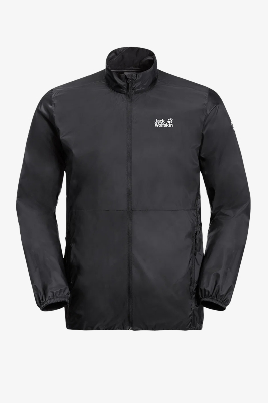 Jack Wolfskin Pack & Go Indshell M Erkek Siyah Ceket 1307281-6000 - 1