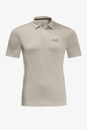 Jack Wolfskın Pack & Go Polo Erkek Gri T-Shirt 1808541-6260 - Jack Wolfskin