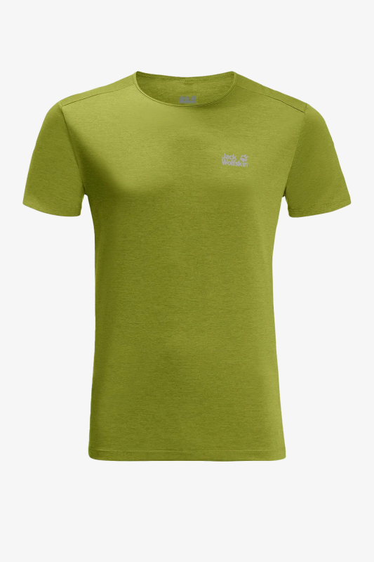 Jack Wolfskin Pack & Go T M Erkek Sarı T-Shirt 1806643-4131 - 1