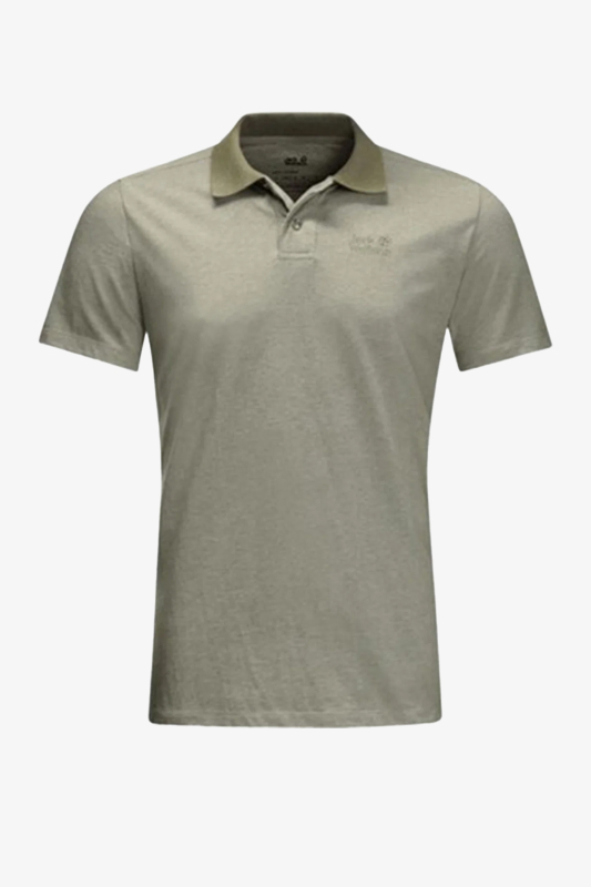 Jack Wolfskın Pokut Polo Erkek Haki T-Shirt 5022181-4288 - 1