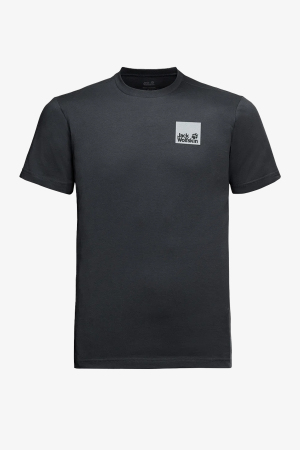 Jack Wolfskin Raınbo Pa T M Erkek Siyah T-Shirt 1808261-6350 - Jack Wolfskin