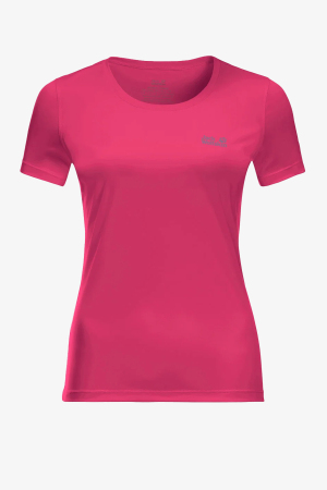 Jack Wolfskın Tech T Kadın Pembe T-Shirt 1807121-2601 - Jack Wolfskin