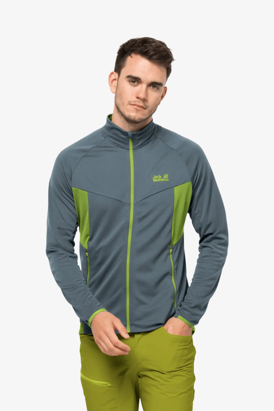 Jack Wolfskın Tourerıdlayer Jkt Erkek Gri Polar 1709512-6098 - 1