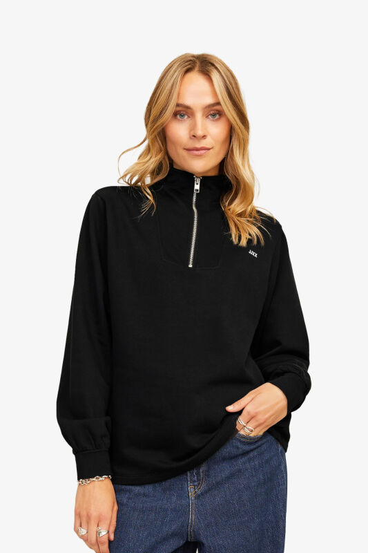 JJXX Jxabbie Kadın Siyah Sweatshirt 12259894-Black - 1