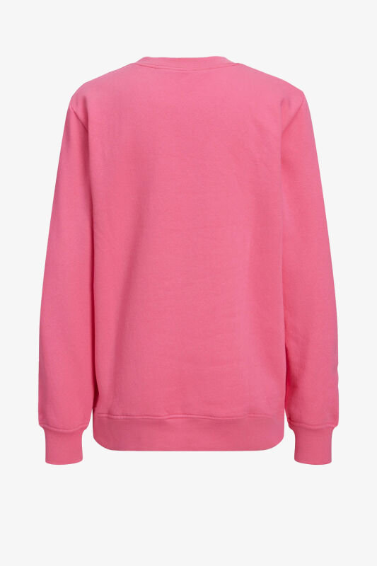 JJXX Jxabbie Rlx Kadın Pembe Sweatshirt 12223962-CarmineRose - 6