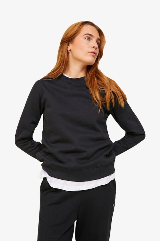 JJXX Jxabbie Rlx Kadın Siyah Sweatshirt 12223962-Black - 1