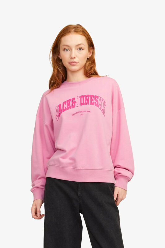 JJXX Jxava Kadın Pembe Sweatshirt 12264230-MoonliteMauve - 1