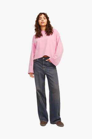 JJXX Jxelizabeth Loose Kadın Pembe Sweatshirt 12263614-Moonlite Mauve - 2