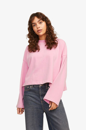 JJXX Jxelizabeth Loose Kadın Pembe Sweatshirt 12263614-Moonlite Mauve - 1