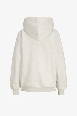 JJXX Jxjasmin Kadın Bej Sweatshirt 12262475-WhiteMelange - 4