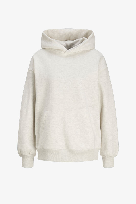 JJXX Jxjasmin Kadın Bej Sweatshirt 12262475-WhiteMelange - 3