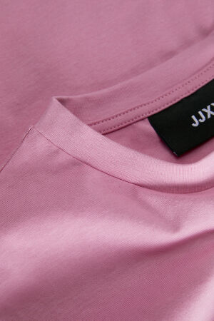 JJXX Jxjulie Reg Kadın Pembe T-Shirt 12267110-Moonlite Mauve - 4