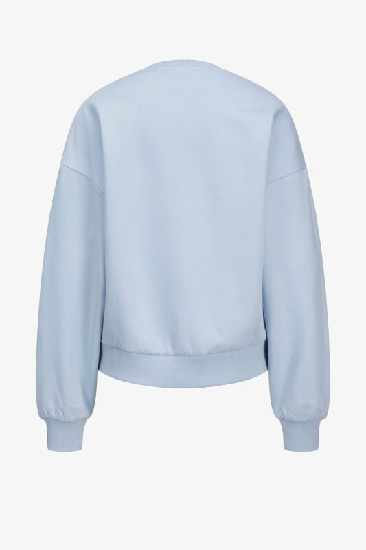 JJXX Jxmerle Kadın Mavi Sweatshirt 12260608-Skyway - 5