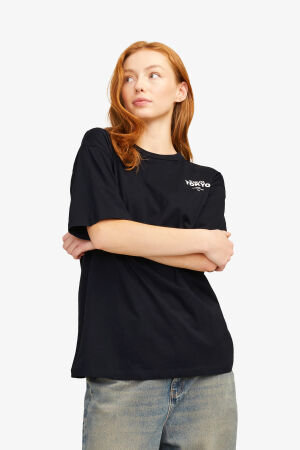 JJXX Jxnelly Kadın Siyah T-Shirt 12260615-Black - 2