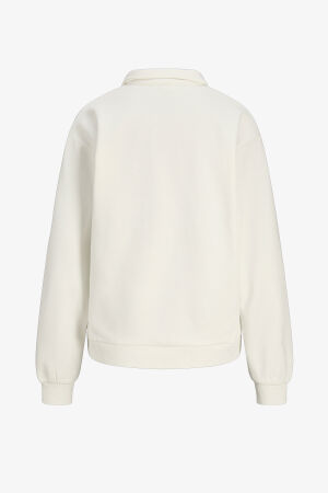 JJXX Jxpallas Kadın Beyaz Sweatshirt 12262669-BlancdeBlanc - 4