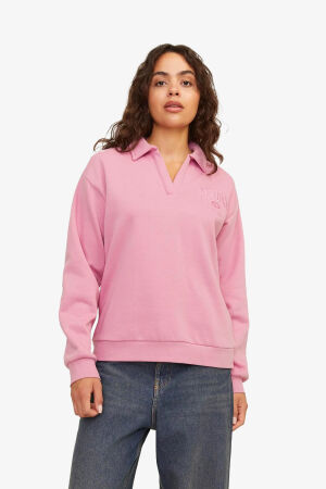 JJXX Jxpallas Kadın Pembe Sweatshirt 12262669-MoonliteMauve - 1