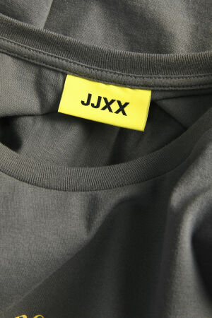 JJXX Jxselma Kadın Gri T-Shirt 12262605-Pewter - 2