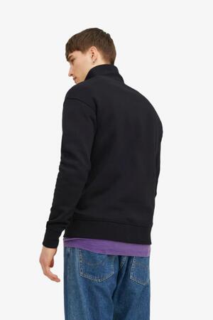 Jack & Jones Jorvesterbro Erkek Siyah Sweatshirt 12241777-Black - 4