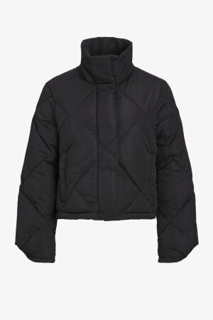 JJXX Jxunit Short Quilted Jacket Otw Kadın Siyah Mont 12236457-Black - 3