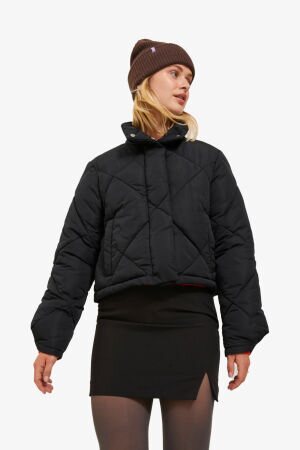 JJXX Jxunit Short Quilted Jacket Otw Kadın Siyah Mont 12236457-Black - 1