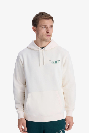 Kappa Authentıc Authentıc Graphı Erkek Beyaz T-Shirt 341X3EW-A0 - Kappa