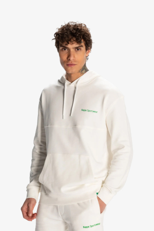 Kappa Authentıc Theo Erkek Beyaz Sweatshirt 371S8BW-001 - Kappa