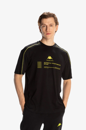 Kappa Authentıc Waldo Erkek Siyah T-Shirt 371S5RW-005 - Kappa