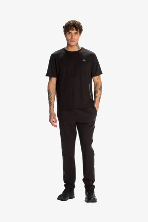 Kappa Logo Kombat Morton Erkek Siyah T-Shirt 321X73W-005 - Kappa