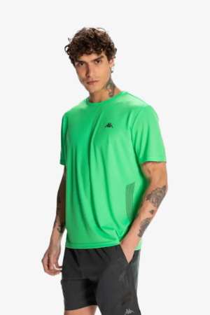 Kappa Logo Kombat Morton Erkek Yeşil T-Shirt 321X73W-B40 - Kappa