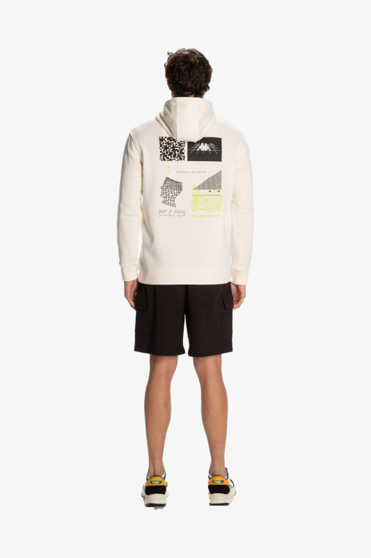 Kappa Spacetıme Erkek Beyaz Sweatshirt 371U1CW-001 - 3