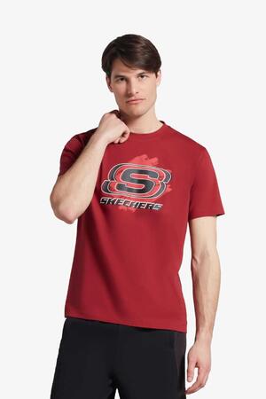 Skechers M Big Logo T-Shirt Bordo Erkek Pantolon S222253-810 - Skechers