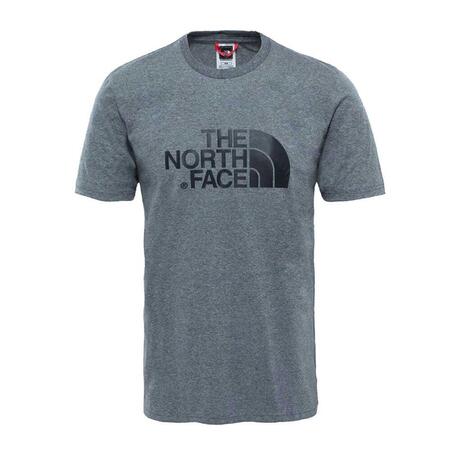 The North Face M S/S Easy Tee - Eu Gri Erkek T-Shirt NF0A2TX3JBV1 - The North Face