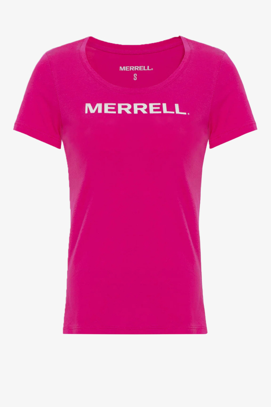 Merrell Logo F Kadın Pembe T-Shirt M21W003-073 - 1