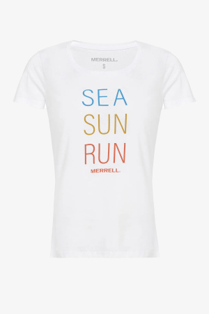Merrell Motto F Kadın Beyaz T-Shirt M21W004-10 - Merrell