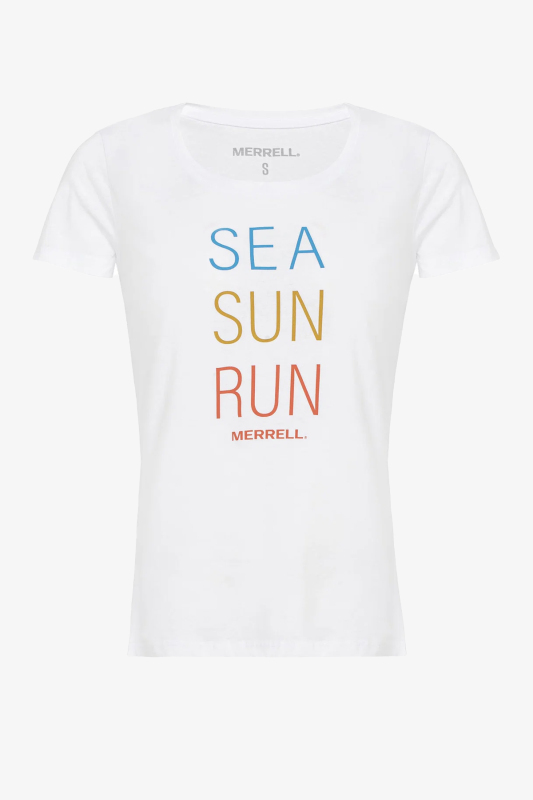Merrell Motto F Kadın Beyaz T-Shirt M21W004-10 - 1