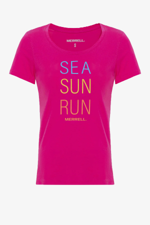 Merrell Motto F Kadın Turuncu T-Shirt M21W004-073 - Merrell