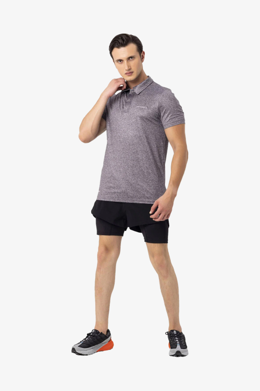 Merrell Pace M Polo Erkek Gri T-Shirt M4PACEM-2 - 2