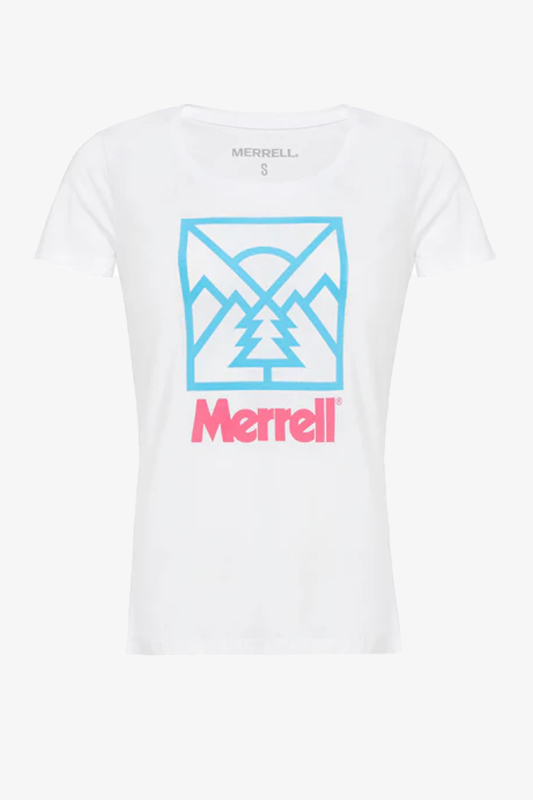Merrell Scene F Kadın Beyaz T-Shirt M21W006-10 - 1