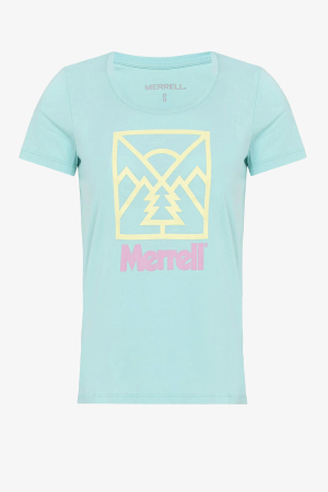 Merrell Scene F Kadın Mavi T-Shirt M21W006-18301 - Merrell