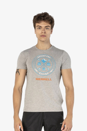 Merrell Term Erkek Gri T-Shirt M2TERM-23394 - Merrell