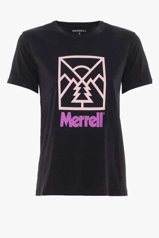 Merrell Trıp Kadın Siyah T-Shirt M2TRIP-10010 - 1