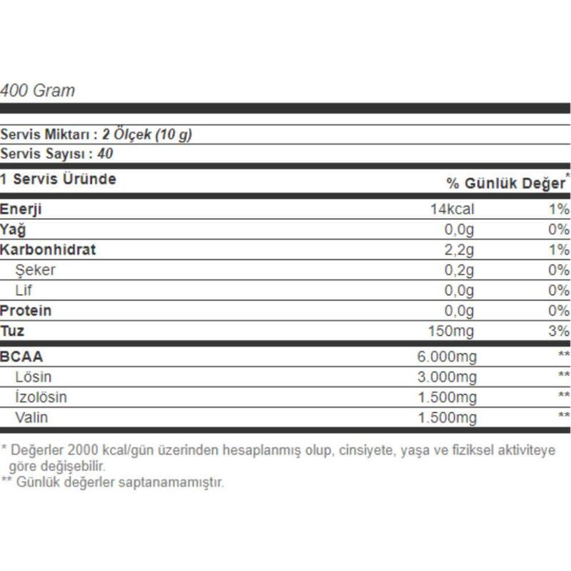 Multipower Multıpower Bcaa Powder 400 Gr Kiraz Unisex Amino Asitler WM2000 - 2