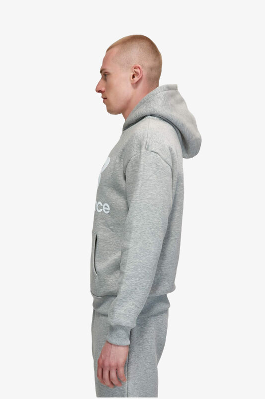 New Balance Lifestyle Erkek Gri Sweatshirt MNH3333-AG - 2